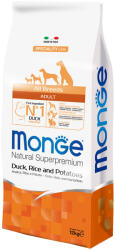 Monge Superpremium Dog 12kg Monge Natural Superpremium All Breeds Adult kacsa, rizs & burgonya száraz kutyatáp