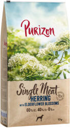Purizon 2x12kg Purizon Single Meat hering & bodzavirág száraz kutyatáp