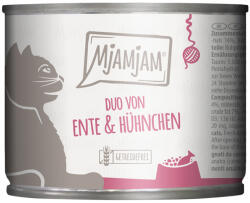 MjAMjAM 24x200g MjAMjAM Duo Finom Kacsa & csirke nedves macskatáp