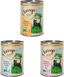 Feringa 6x400g Feringa Country Style Menü nedves macskatáp Mix 2: kacsa, bárány, tőkehal