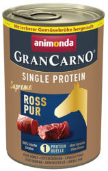 Animonda GranCarno 24x400g animonda GranCarno Adult Single Protein Supreme ló pur nedves kutyatáp