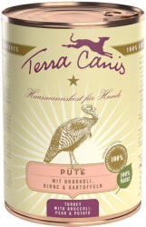 Terra Canis Terra Canis Classic gazdaságos csomag 12 x 400 g - Pulyka, brokkoli, körte & burgonya