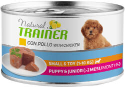 Natural Trainer 24x150g Natural Trainer Maintenance Small & Toy Puppy csirke nedves kutyatáp