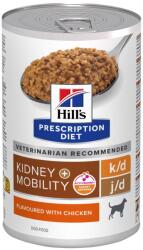 Hill's Prescription Diet 24x370g Hill's Prescription Diet k/d + Mobility csirke nedves kutyatáp