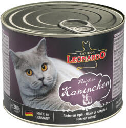 BEWITAL petfood 6x200g Leonardo All Meat Nyúl nedves macskatáp