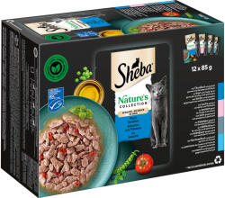 Sheba 12x85g Sheba Nature's Collection szószban halválogatás nedves macskatáp
