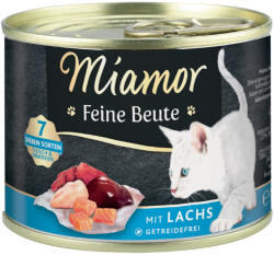 Miamor 12x185g Miamor Feine Beute nedves macskatáp-lazac
