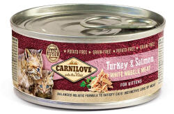 CARNILOVE 6x100g Carnilove Kitten pulyka & lazac nedves macskatáp - zooplus - 3 990 Ft