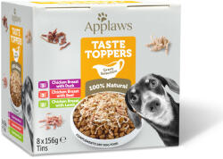 Applaws 8x156g Applaws Taste Toppers szószban próbacsomag nedvestáp kutyáknak