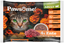  Pawsome 8x85g Pawsome Adult Cat nedves macskatáp - Kacsa