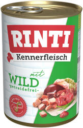 RINTI 12x400g RINTI ínyenceknek gazdaságos csomag nedves kutyatáp - Vad