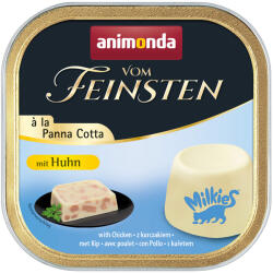 Animonda Vom Feinsten 32x100g animonda Vom Feinsten Adult à la Panna Cotta csirke nedves macskatáp