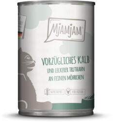  MjAMjAM 24x200g MjAMjAM Borjú & pulyka nedves macskatáp - zooplus - 33 890 Ft