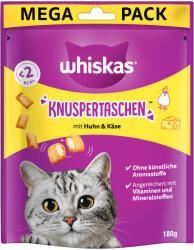 Whiskas 2x180g Whiskas Temptations csirke & sajt ropogós falatok macskasnack