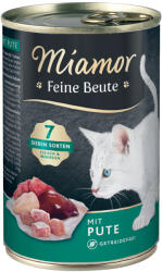 Miamor 12x400g Miamor Feine Beute nedves macskatáp-pulyka