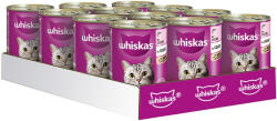 Whiskas 12x400g Whiskas 1+lazac aszpikban nedves macskatáp konzerv