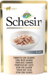 Schesir 24x85g Schesir Tonhal & lazac nedves macskatáp
