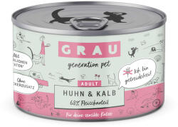 Grau 24x200g GRAU csirke & borjú gabonamentes nedves macskatáp