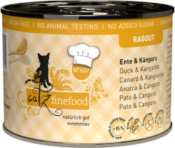 Catz Finefood 6x190g catz finefood ragout No. 607 kenguru & kacsa nedves macskatáp