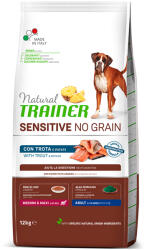 Natural Trainer Natural Sensitive 2x12kg Natural Trainer Sensitive No Grain Adult Medium/Maxi pisztráng & burgonya száraz kutyatáp