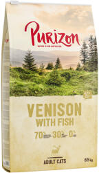 Purizon 2x6, 5kg Purizon Original szarvas & hal - gabonamentes száraz macskatáp