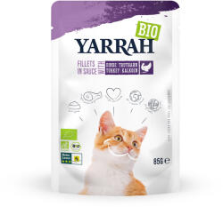 Yarrah 14x85g Yarrah Bio pulykfilék szószban nedves macskatáp
