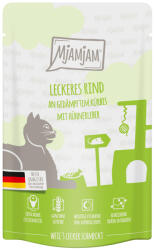 MjAMjAM 12x125g MjAMjAM Quetschie Marha & sütőtök nedves macskatáp