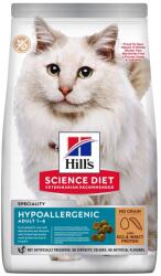 Hill's Science Plan 2x1, 5kg Hill's Science Plan Hypoallergenic Adult No Grain tojás és rovarfehérje száraz macskatáp