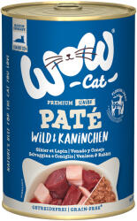  WOW Cat 6x400g WOW Cat Senior nedves macskatáp - Vad & nyúl