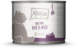 MjAMjAM 6x200g MjAMjAM Duo Pulyka & vad nedves macskatáp
