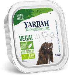 Yarrah 36x150g Yarrah Bio Vegetáriánus falatkák bio csipkebogyóval nedves kutyatáp