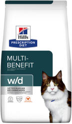 Hill's Prescription Diet 2x6kg Hill's Prescription Diet Feline száraz macskatáp- w/d Digestive/Weight Management (2 x 3 kg)