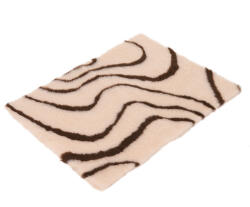  Vetbed Vetbed® Isobed SL hullám mintás takaró kutyáknak, macskáknak, krémszín, barna, 75x50cm
