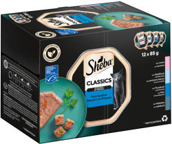 Sheba 96x85g Sheba Classics pástétomban tálcás nedves macskatáp