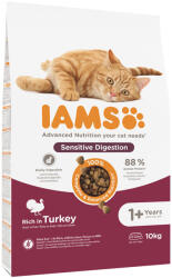 Iams 10kg IAMS Advanced Nutrition Sensitive Digestion pulyka száraz macskatáp