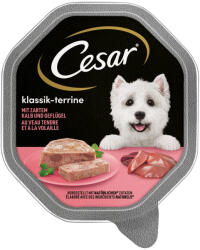 Cesar 28x150g Cesar Klasszikus terrine borjú & szárnyas nedves kutyatáp