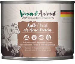  Venandi Animal 6x200 g Venandi Animal Monoprotein Borjú nedves macskatáp