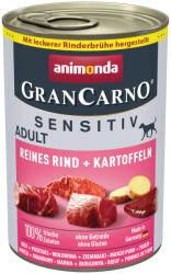 Animonda GranCarno 6x400g animonda GranCarno Adult Single Protein Sensitive Marha & burgonya nedves kutyatáp