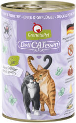GranataPet 24x400g GranataPet DeliCatessen Kacsa & szárnyas nedves macskatáp