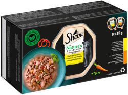 Sheba 32x85g Sheba Nature's Collection szószban Szárnyasvariációk nedves macskatáp