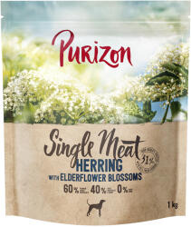 Purizon 1kg Purizon Single Meat hering & bodzavirág száraz kutyatáp