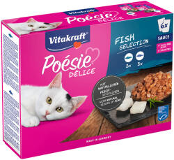 Vitakraft 6x85g Vitakraft Poésie DéliSauce tasakos nedvestáp Halmix