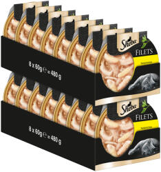 Sheba 16x60g Sheba finom filék csirke nedves macskatáp