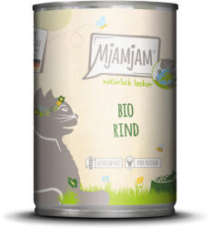 MjAMjAM 6x400g MjAMjAM Bio Naturally Delicious bio marha nedves macskatáp
