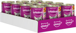 Whiskas 12x400g Whiskas 1+ szárnyas pástétomban nedves macskatáp konzerv