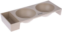 Modern Living Modern Living Kioto dupla tál 2x450ml macskának - 2 x 450 ml, H 38 x Sz 15 x M 5, 6 cm, H 38 x Sz 15 x M 5, 6 cm