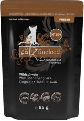 Catz Finefood catz finefood Purrrr tasakos gazdaságos csomag 24 x 85 g - No. 109 vaddisznó