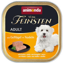  Animonda Vom Feinsten 22x150g animonda vom Feinsten Adult Szárnyas & tészta nedves kutyatáp