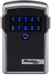 Master Lock Cutie de perete pentru chei Masterlock 5441EURD, BLUETOOTH®, Tastatura iluminata, Acces partajat, Neagra/Argintie (5441EURD)