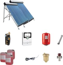 Panosol Pachet fara boiler panouri solare Panosol pentru Pensiuni/ Hoteluri - 10 persoane (C.320)
